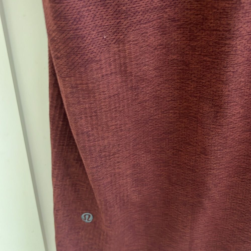 Lululemon Men's Metal Vent Tech Short Sleeve Maroon Sz XXL - Picture 6 of 9